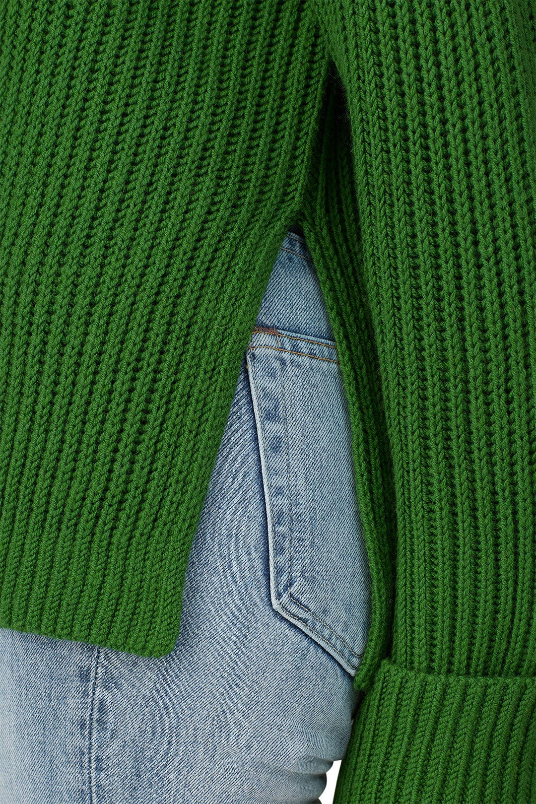Green Oversized Crewneck Sweater by Club Monaco 3