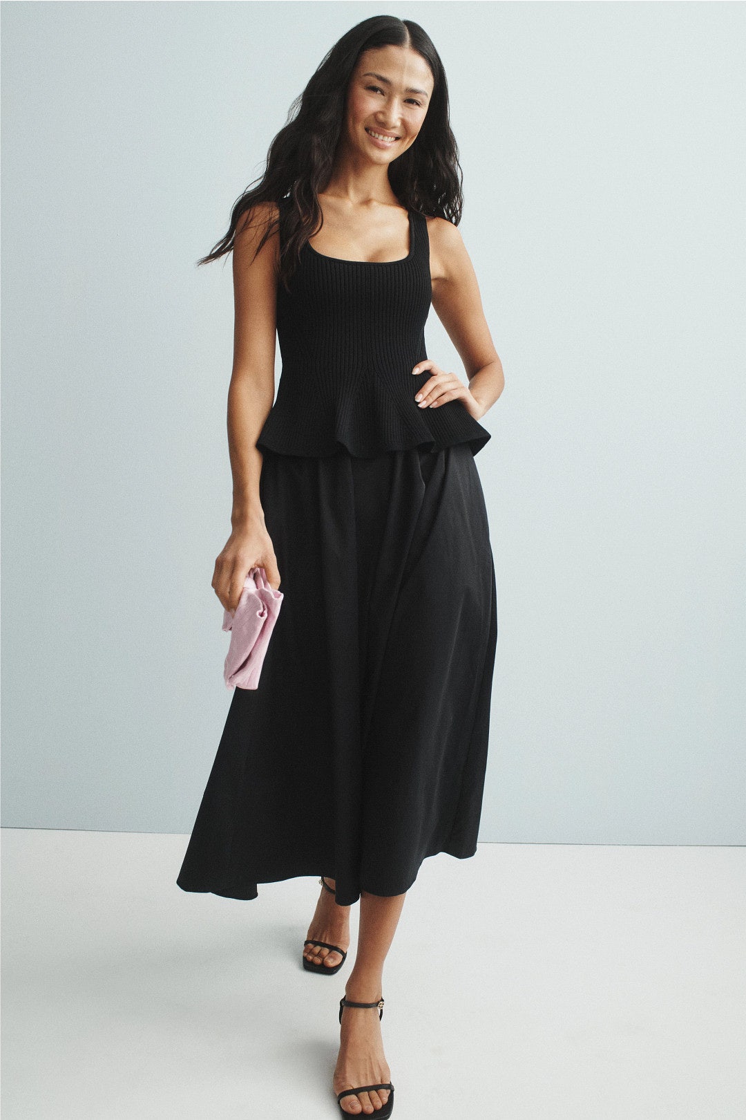 Peplum Combo Dress by La Ligne | Rent the Runway Peplum Combo Dress by La Ligne | Rent the Runway