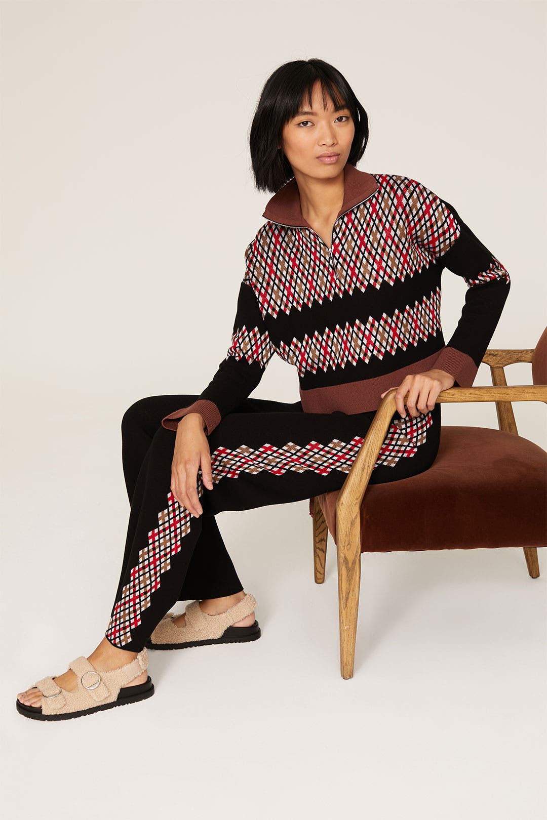 Check Print Pullover by Marni | Rent the Runway
