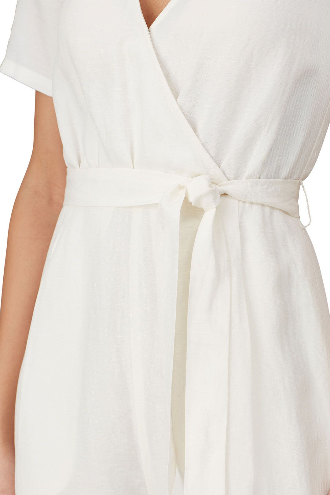 Jena Pouf Sleeve Linen Jumpsuit by Greylin 3