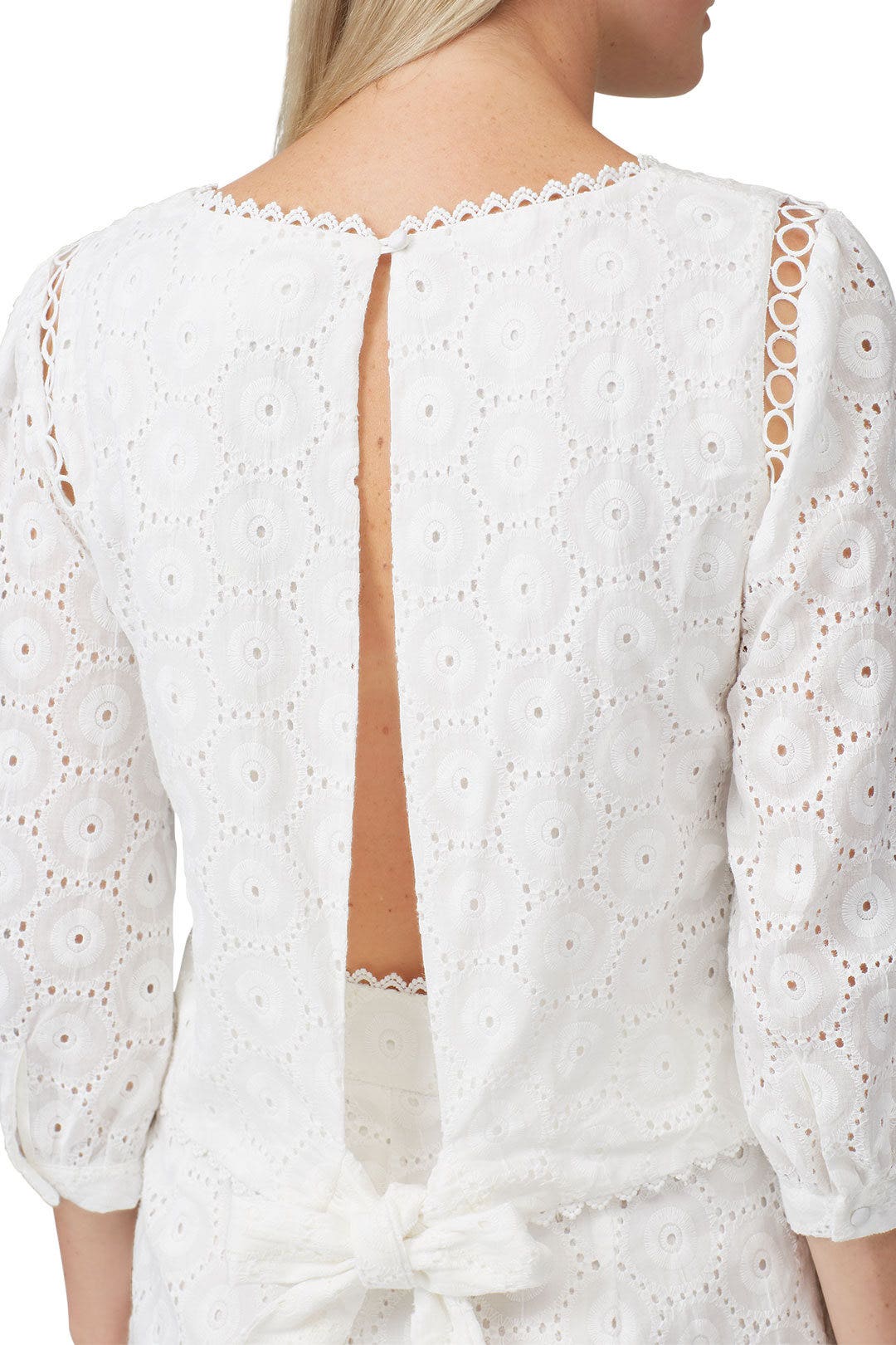 Eyelet Mona Top by Line + Dot 3
