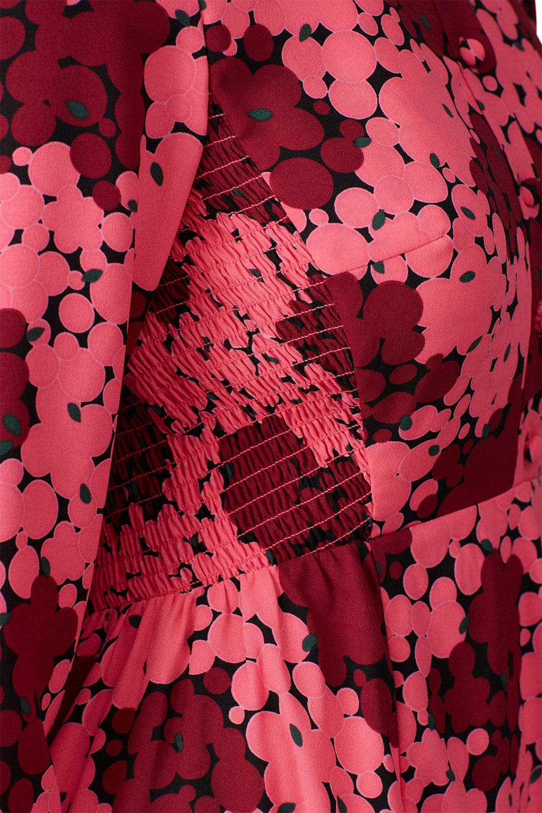 Pink Bubble Dot Smocked Dress by kate spade new york 3