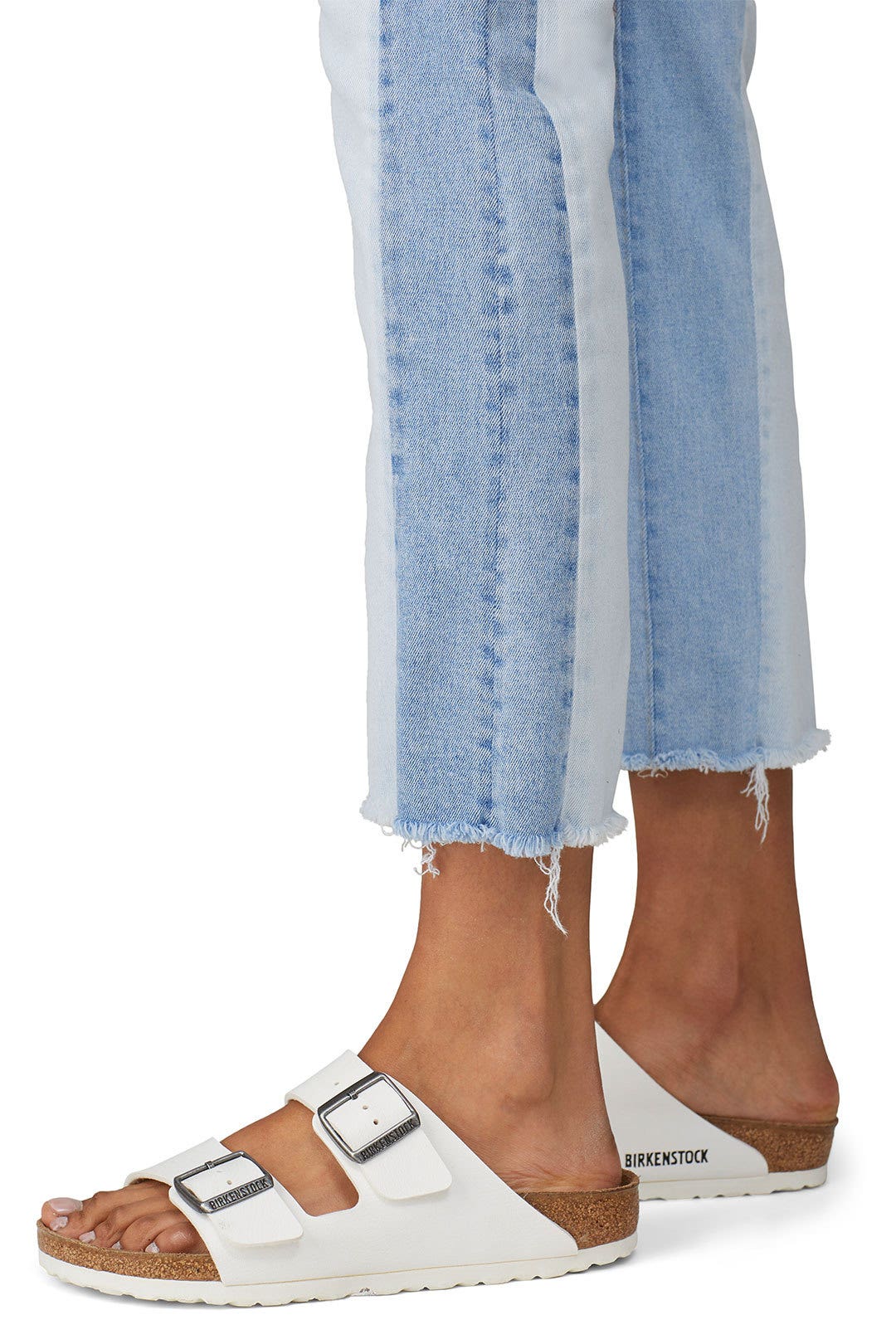 Cindy Patchwork Raw Hem Jeans by PAIGE 3