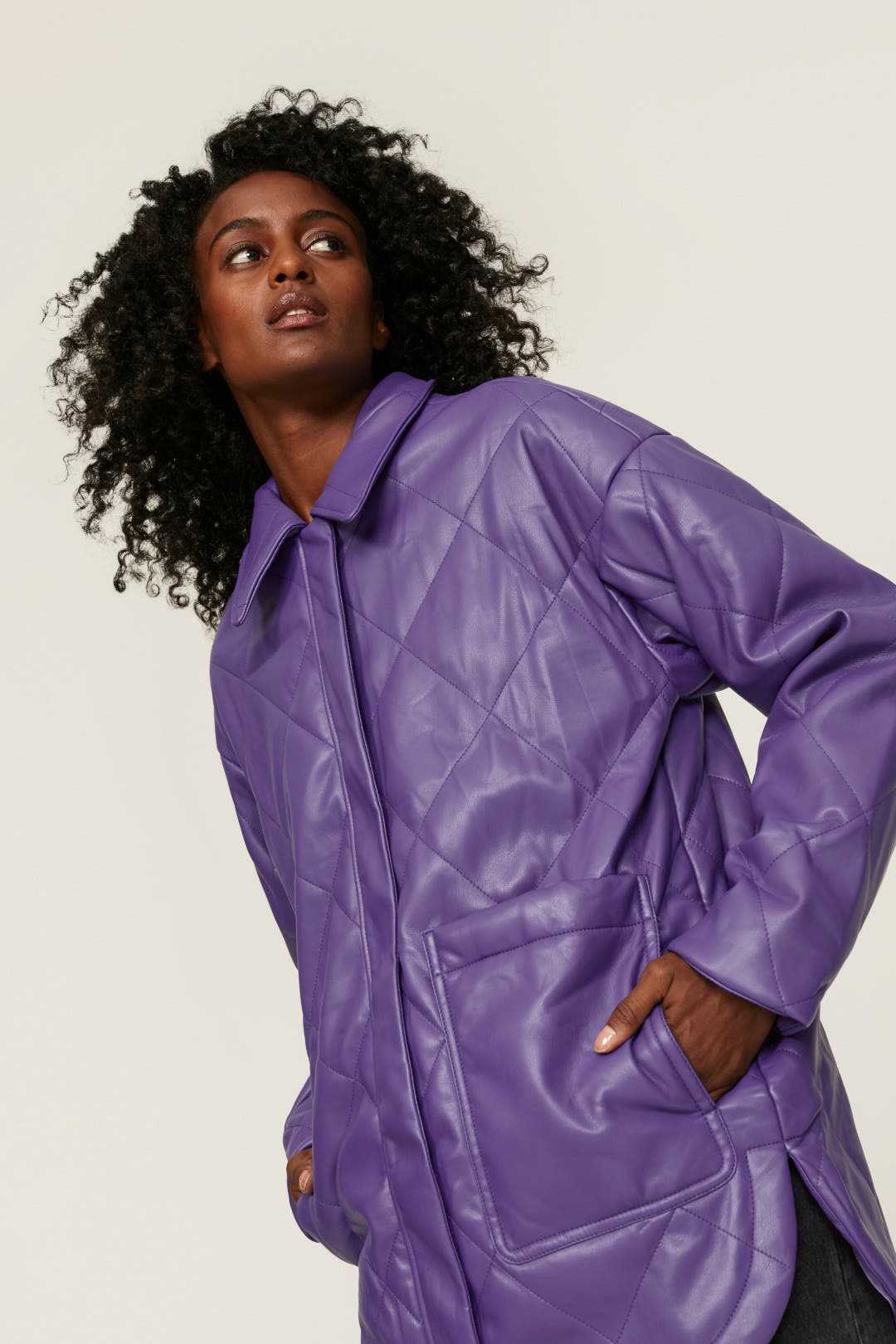 Stevie Faux Leather Coat by Apparis | Rent the Runway