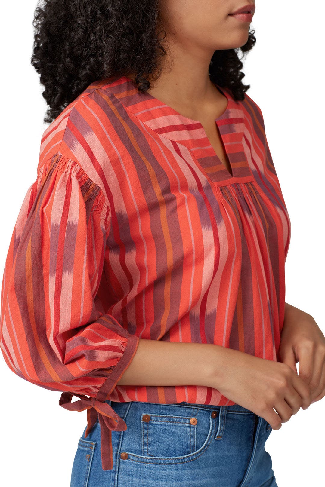 Ikat Peasant Popover Top by Madewell 3
