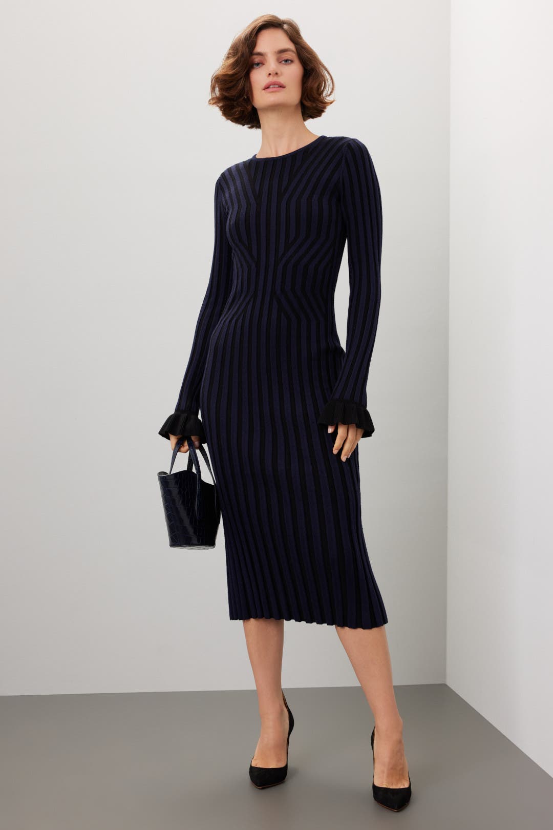 Flare Sleeve Knit Dress by Adam Lippes x RTR | Rent the Runway
