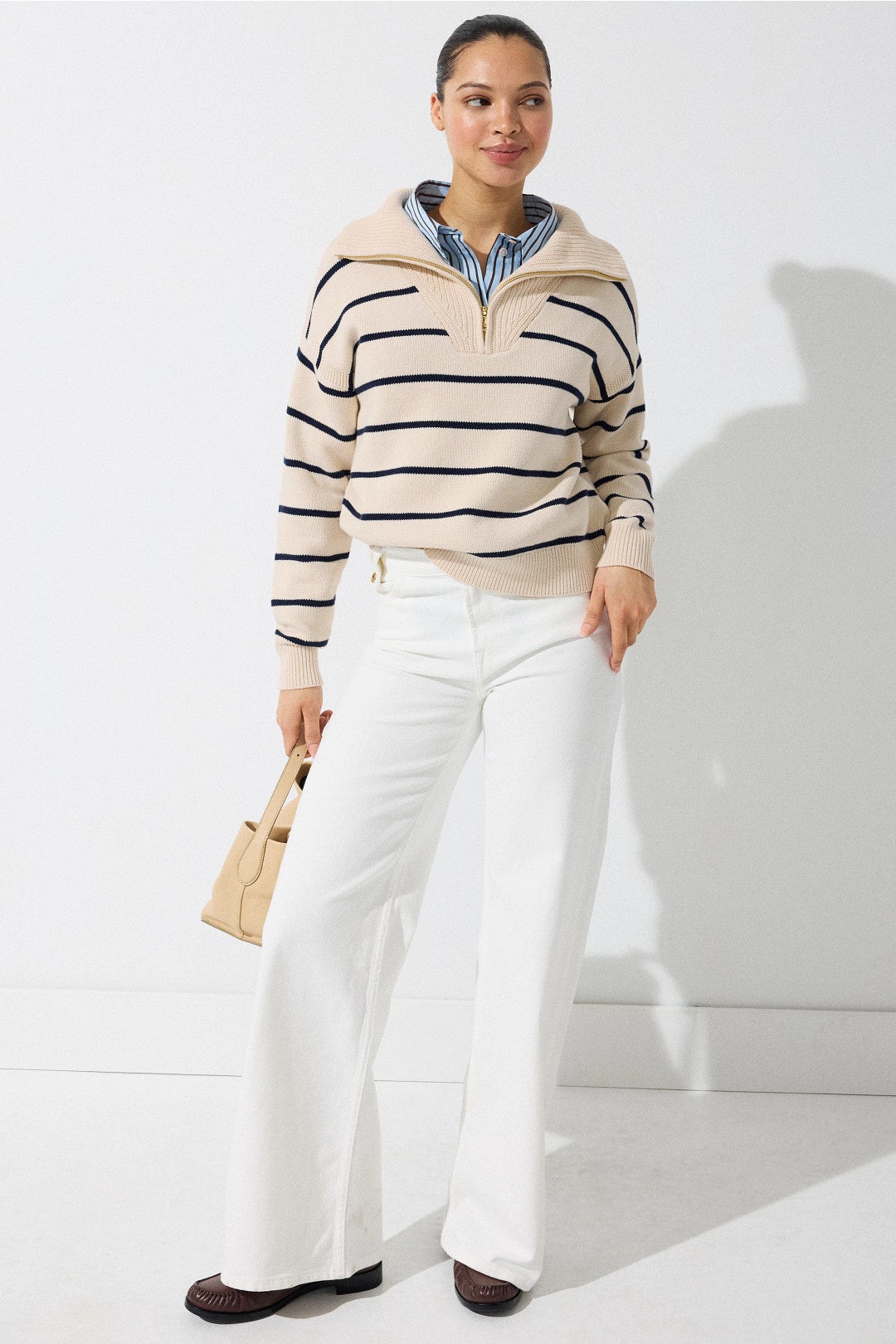 Striped Quarter Zip by Lauren Ralph Lauren 3