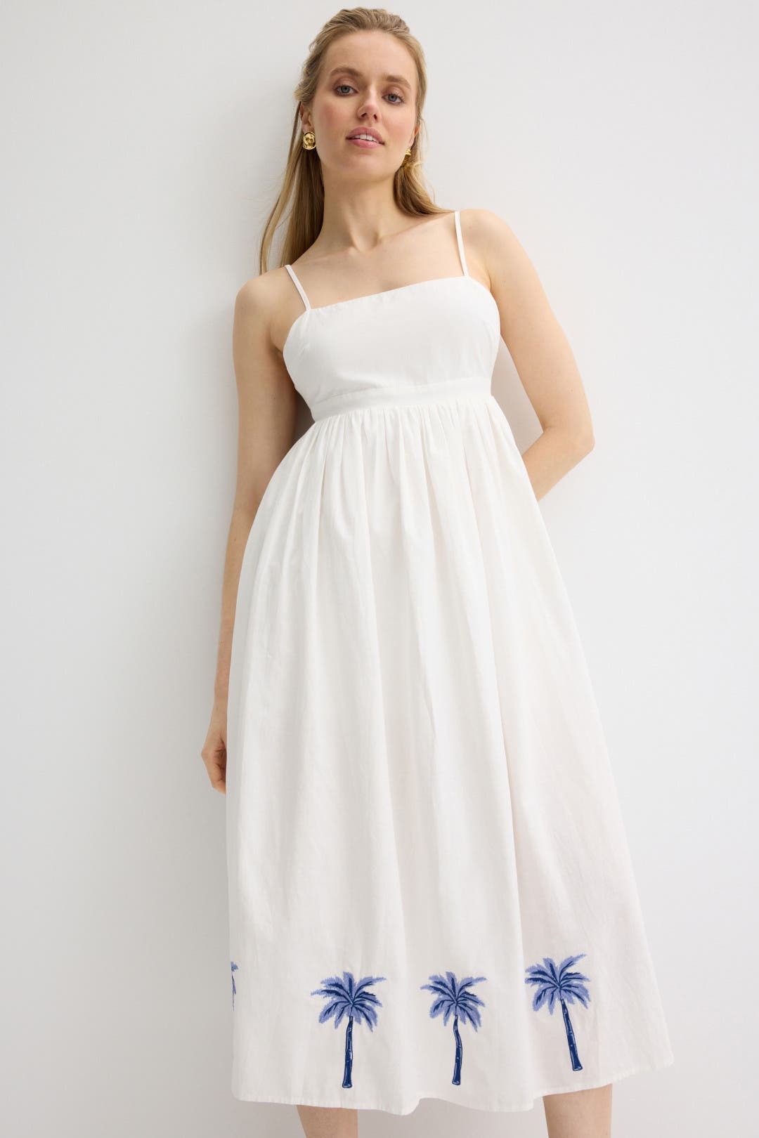 Isadora Embroidered Midi Dress by MINKPINK | Rent the Runway