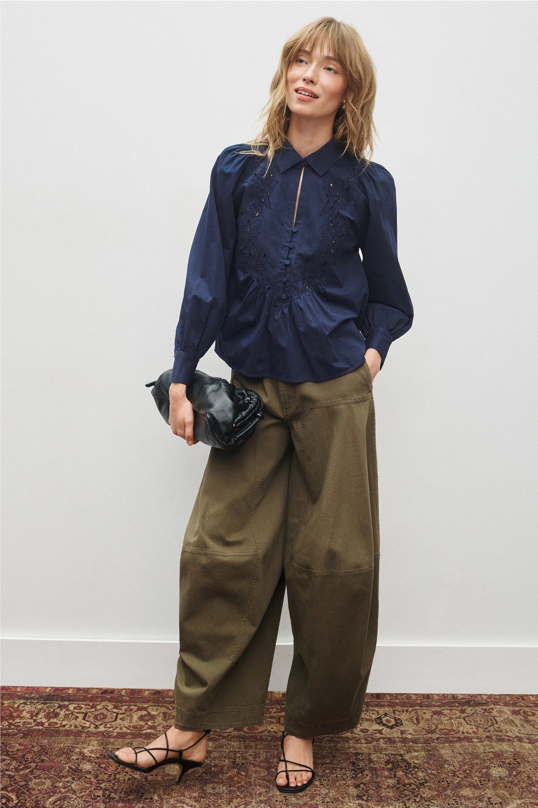 Rachelle Pop Over Blouse by Rebecca Taylor 3