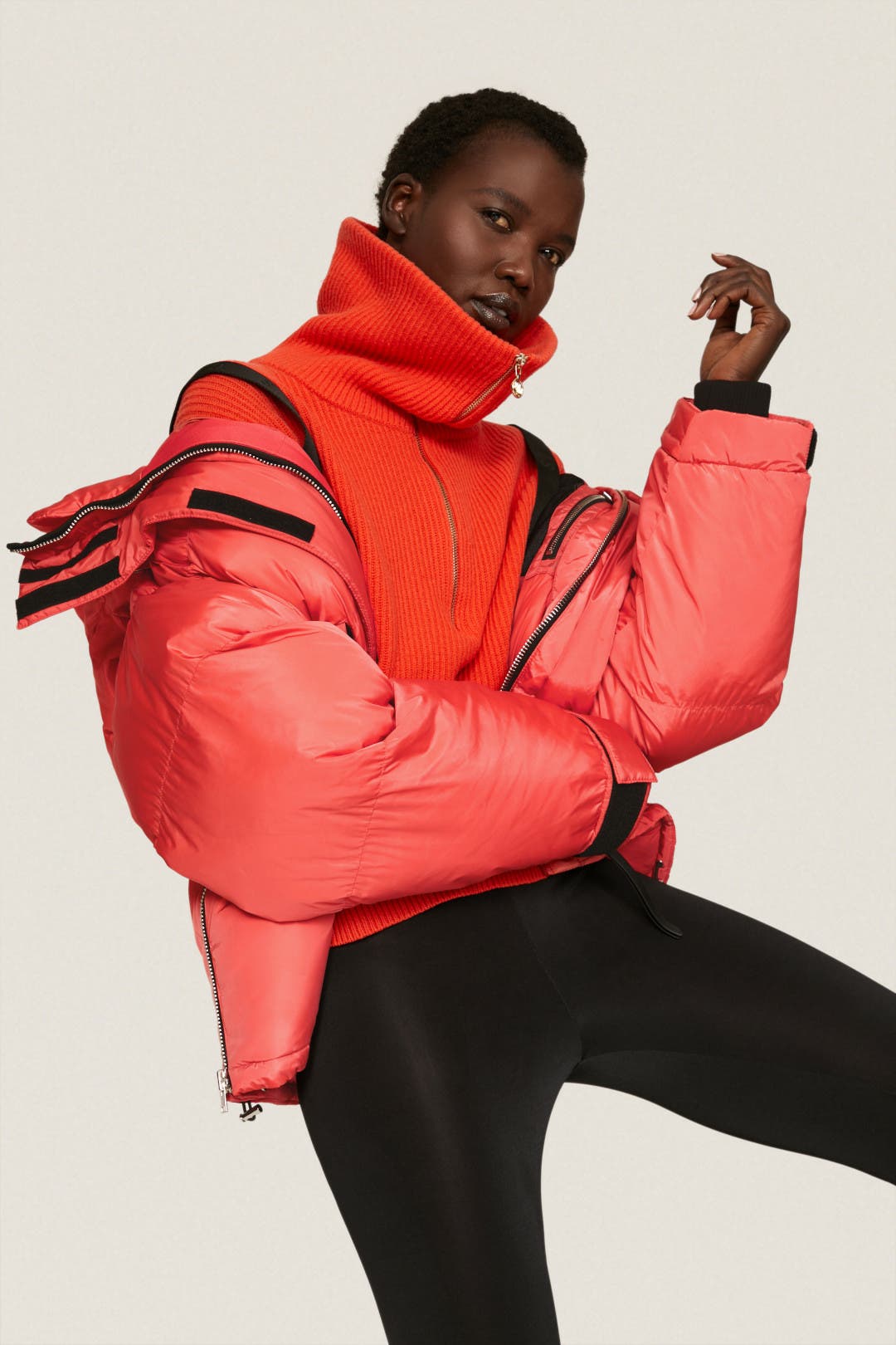 Coral Willow Puffer Ski Jacket by Shoreditch Ski Club | Rent the