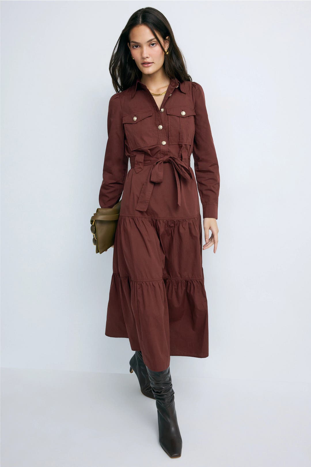 Tie Waist Shirt Dress by Derek Lam 10 Crosby x RTR | Rent the Runway