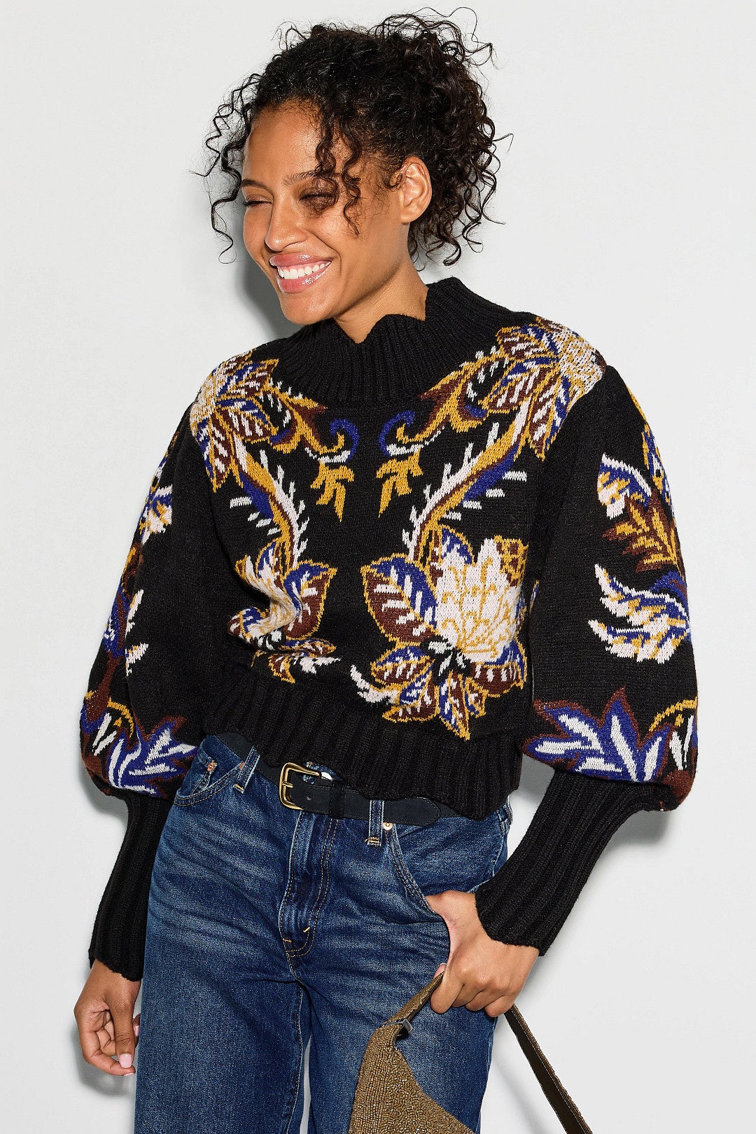 Arabesque Paradise Knit Sweater by FARM Rio 3