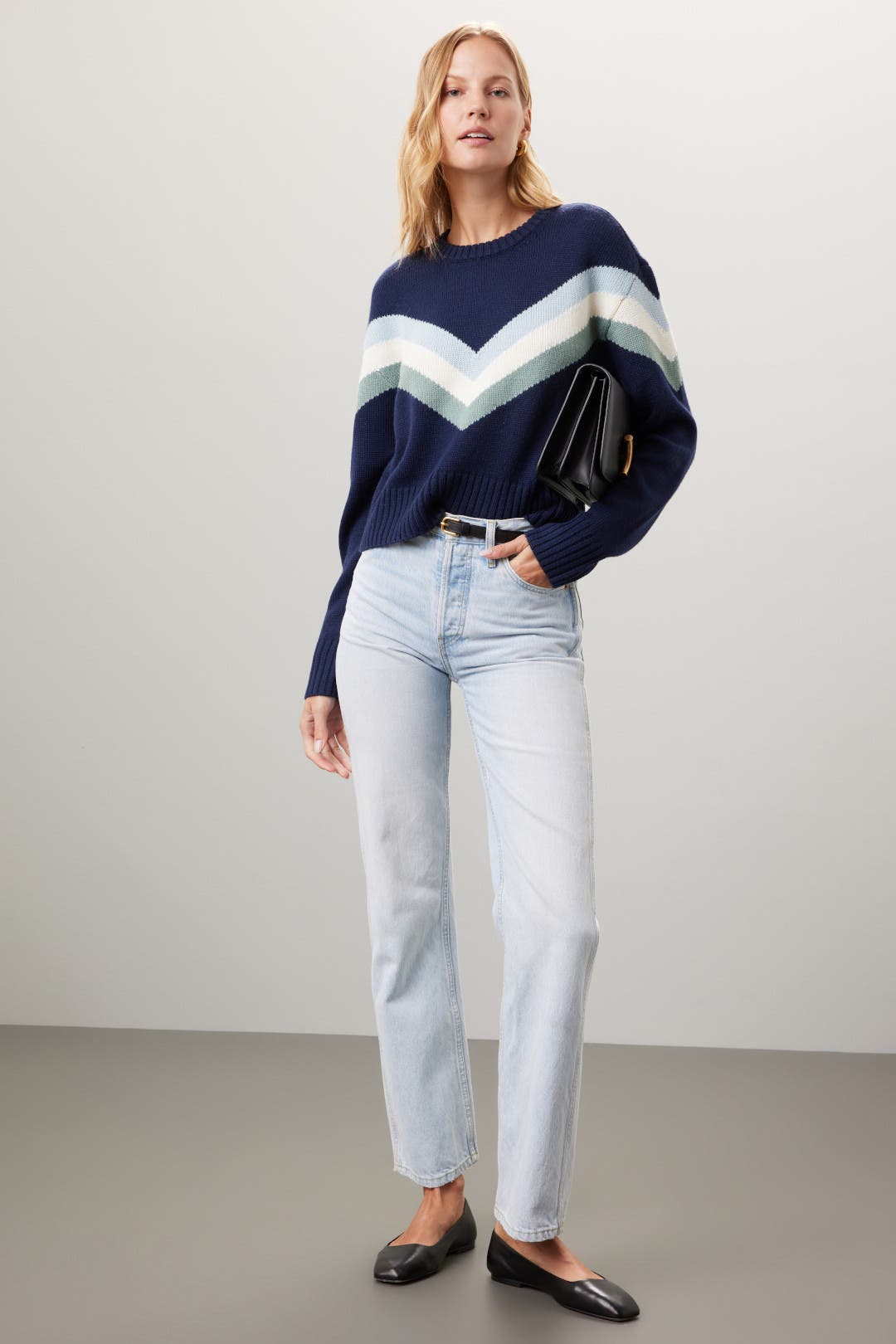 Chevron Stripe Sweater by Marissa Webb x RTR | Rent the Runway