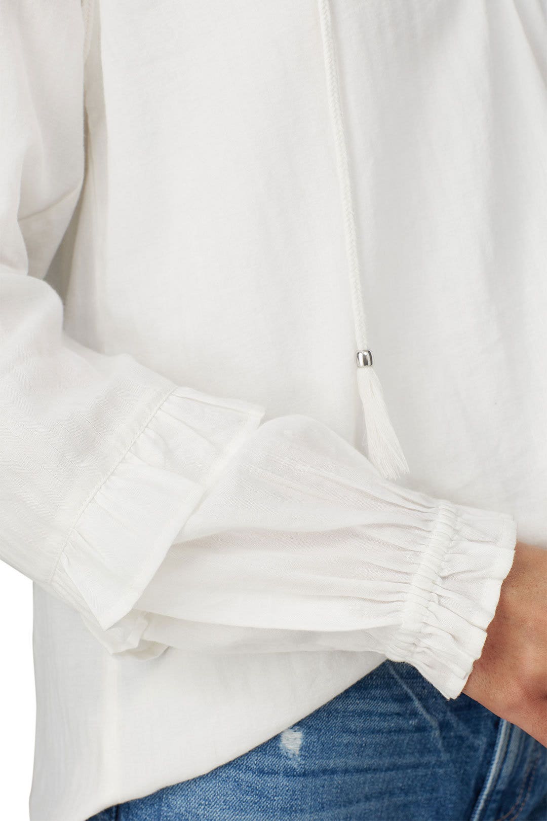 White Tailynn Blouse by PAIGE 3