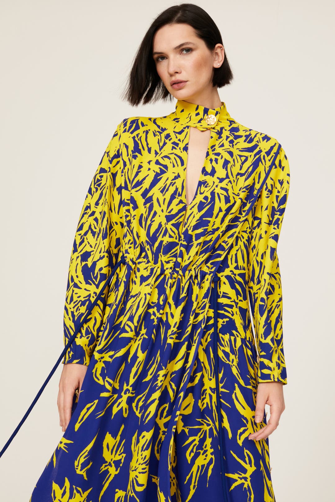 Degrade Floral Long Sleeve Dress by Proenza Schouler | Rent