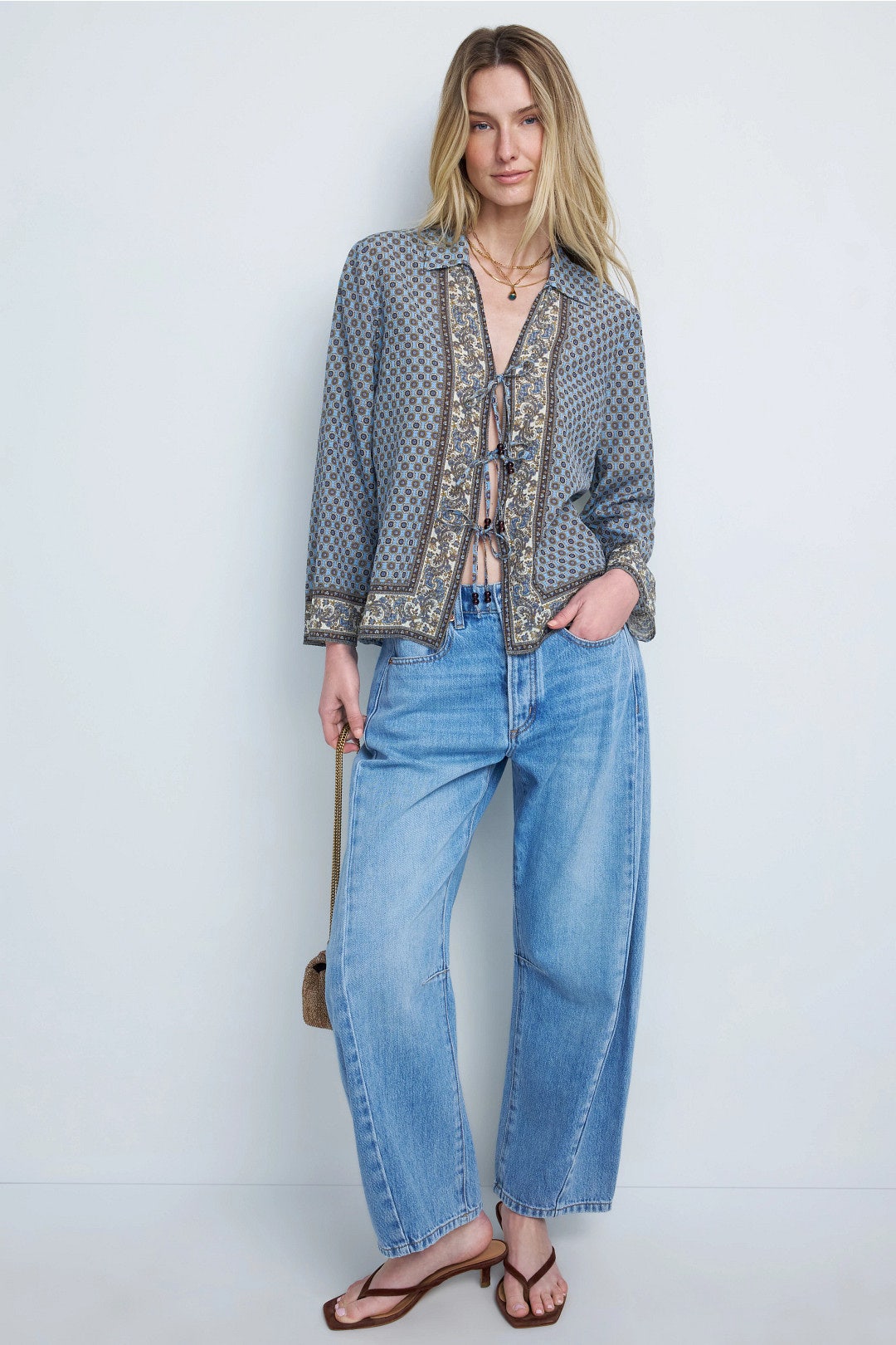 Eva Tie Front Top by Veronica Beard 3