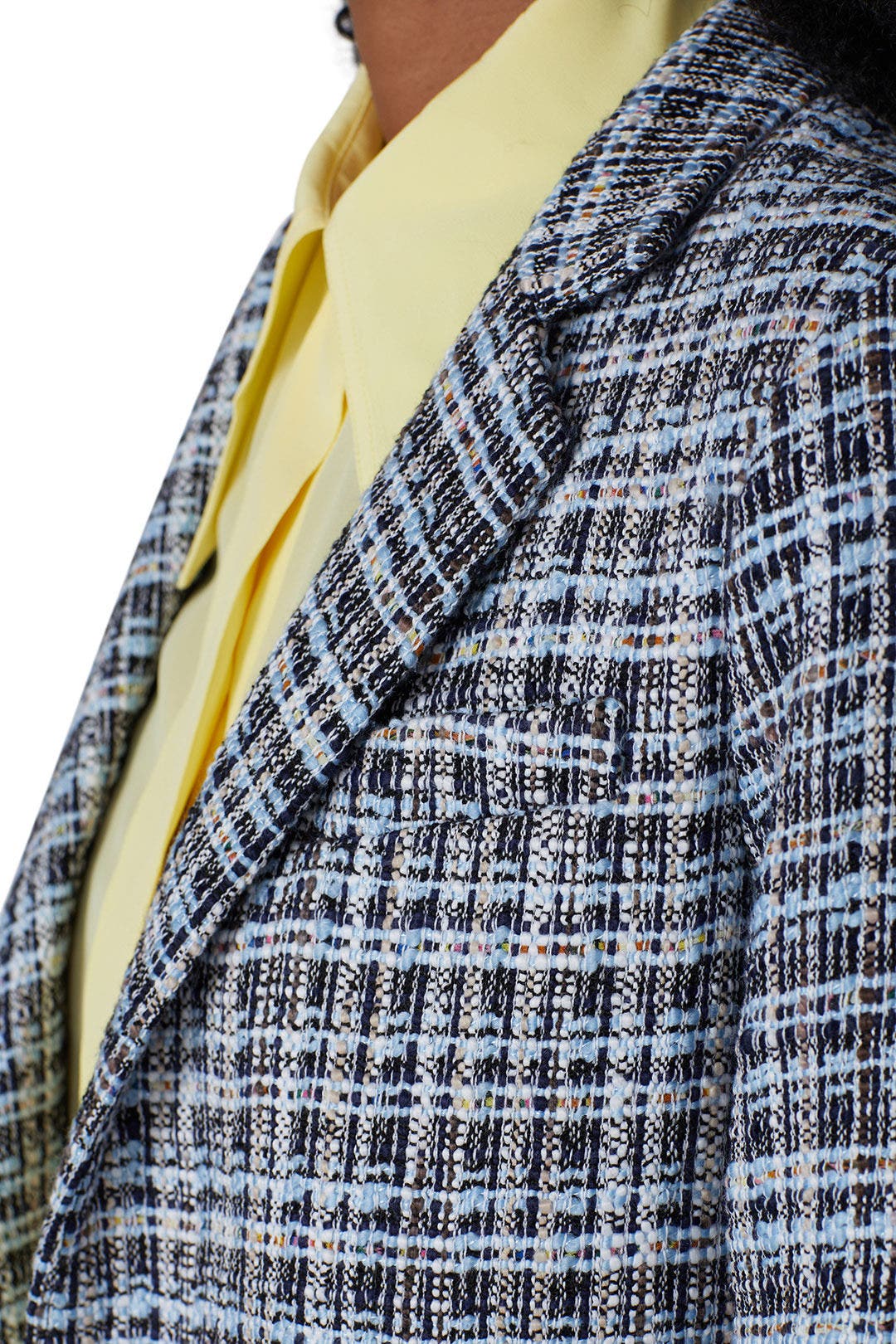 Blue Tweed Blazer by Adam Lippes x RTR 3