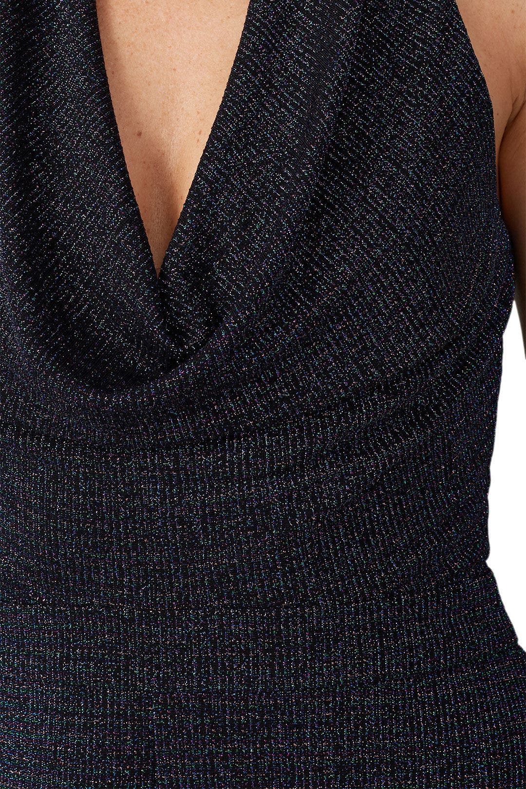 Navy Cowl Neck Jumpsuit by Harlyn 3