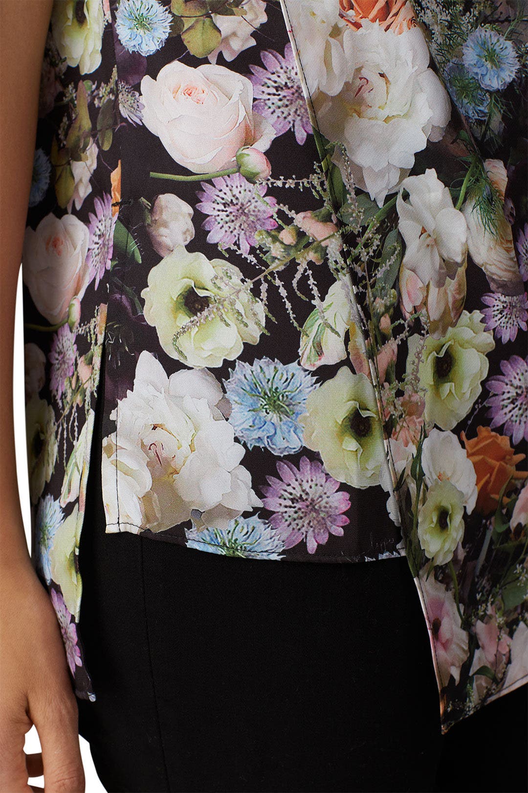 Floral Cowl Neck Top by Adam Lippes x RTR 3
