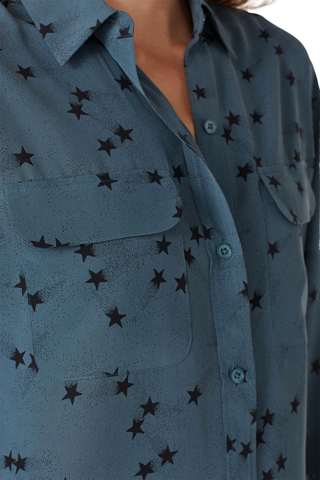 Signature Stars Button Down by Equipment 3