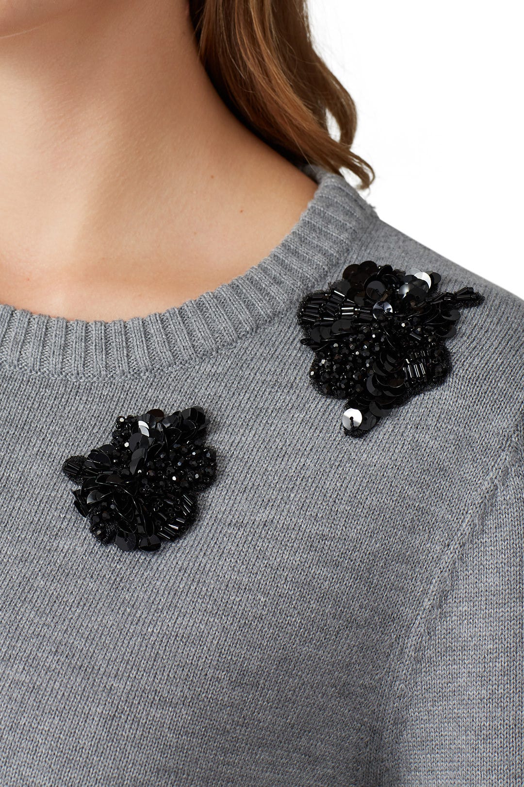 Grey Embellished Sweater by Prabal Gurung x RTR 3