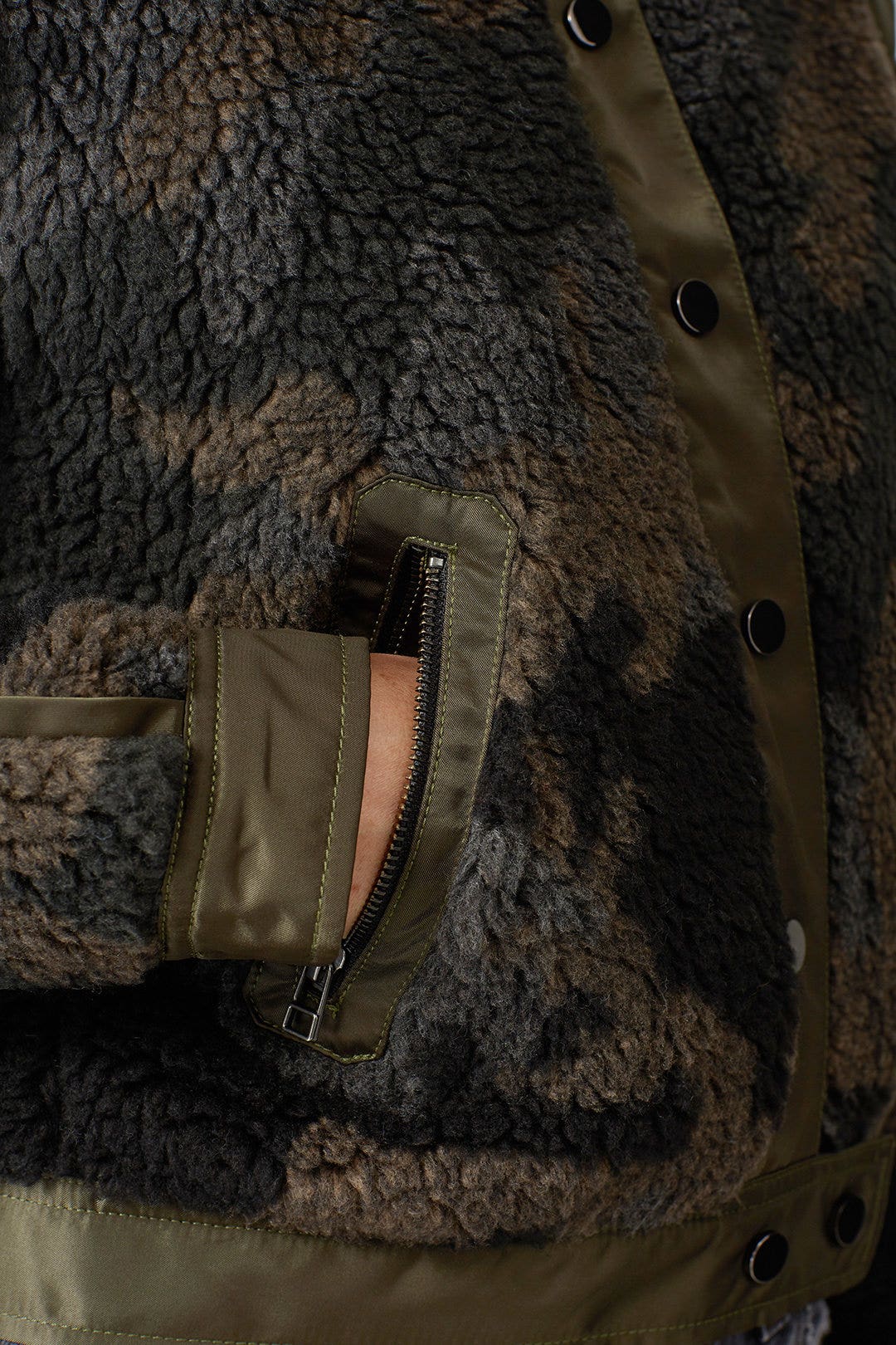 Faux Sherpa Anita Jacket by Veronica Beard 3