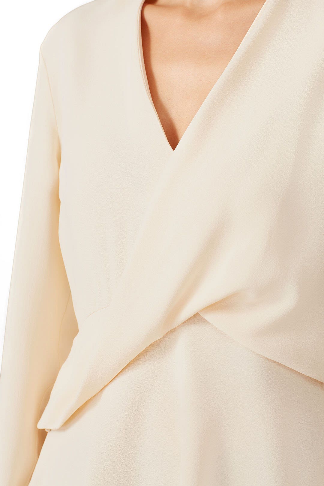 White Draped Top by Atlein 3