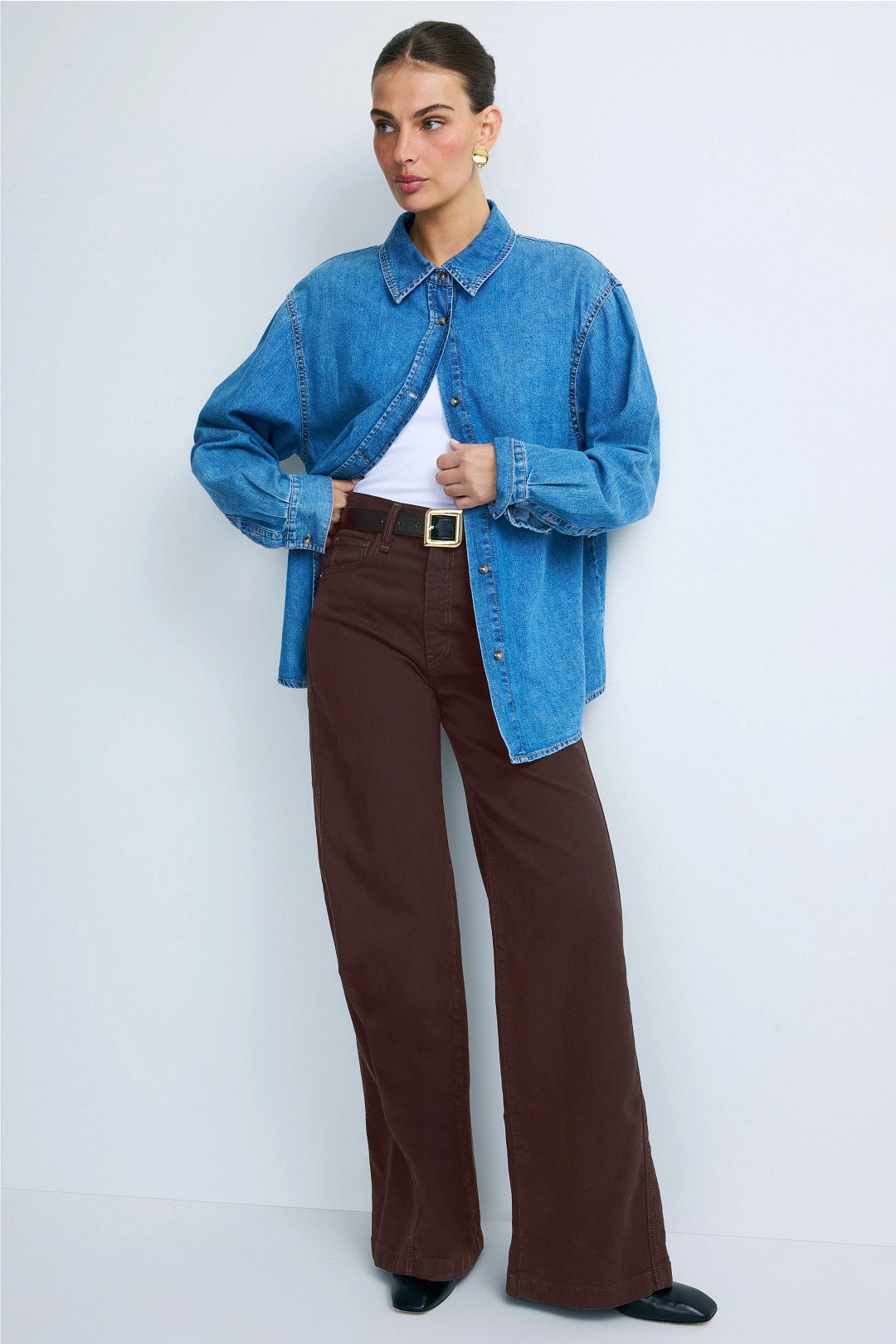 James High Rise Wide Leg Jeans by Hudson 3