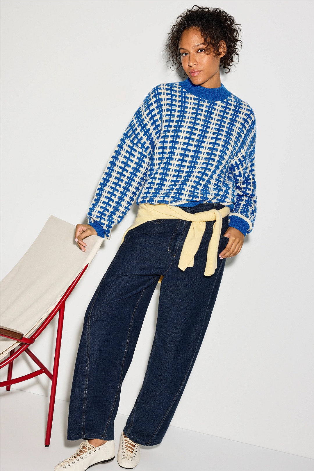 Blue Back to School Sweater by Stella Nova 3