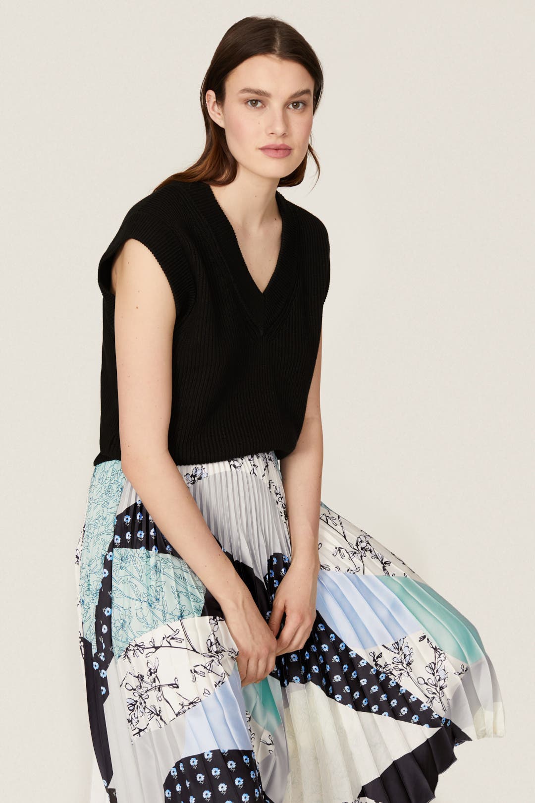 Elasticated Slip Pleat Skirt by Club Monaco | Rent the Runway
