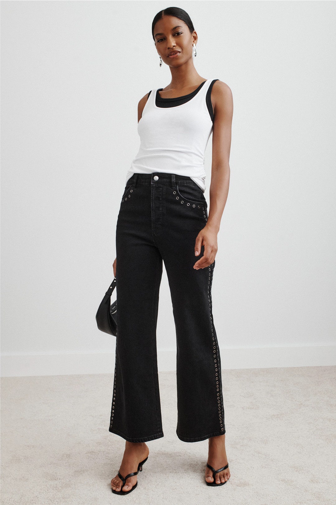 Sailor Scoop Eyelet Jeans by Rolla's 3