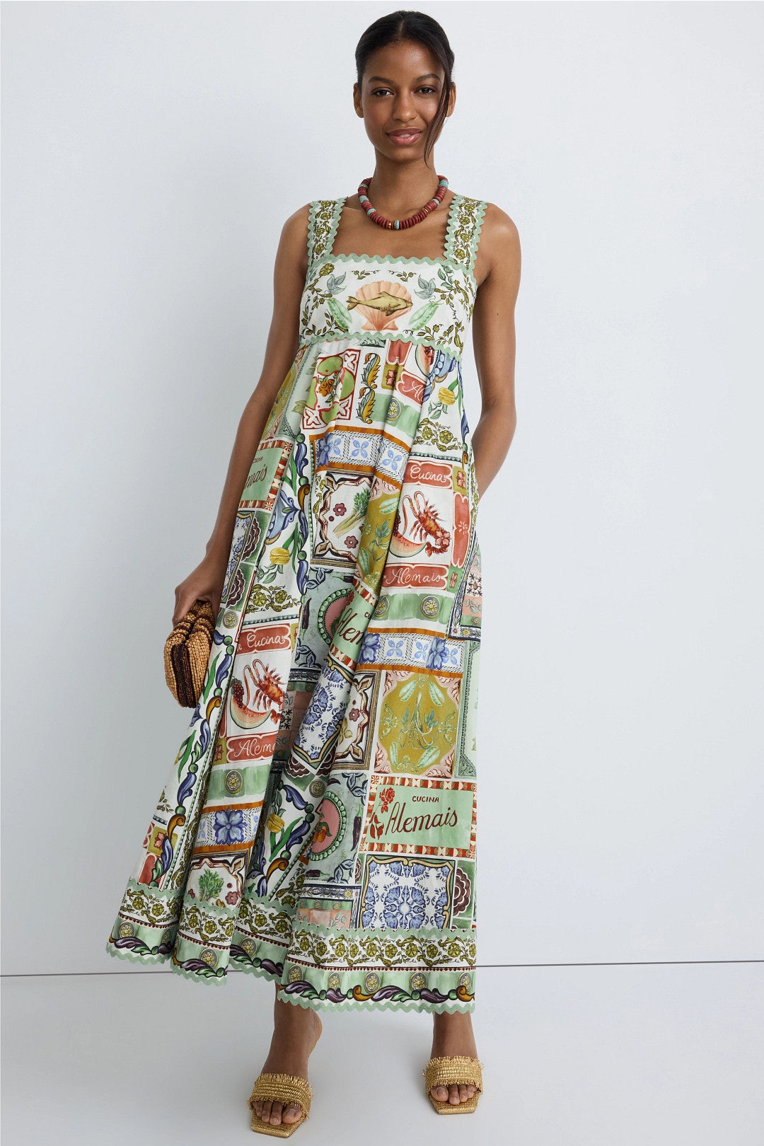 Tommasina Scalloped Dress by ALÉMAIS 3