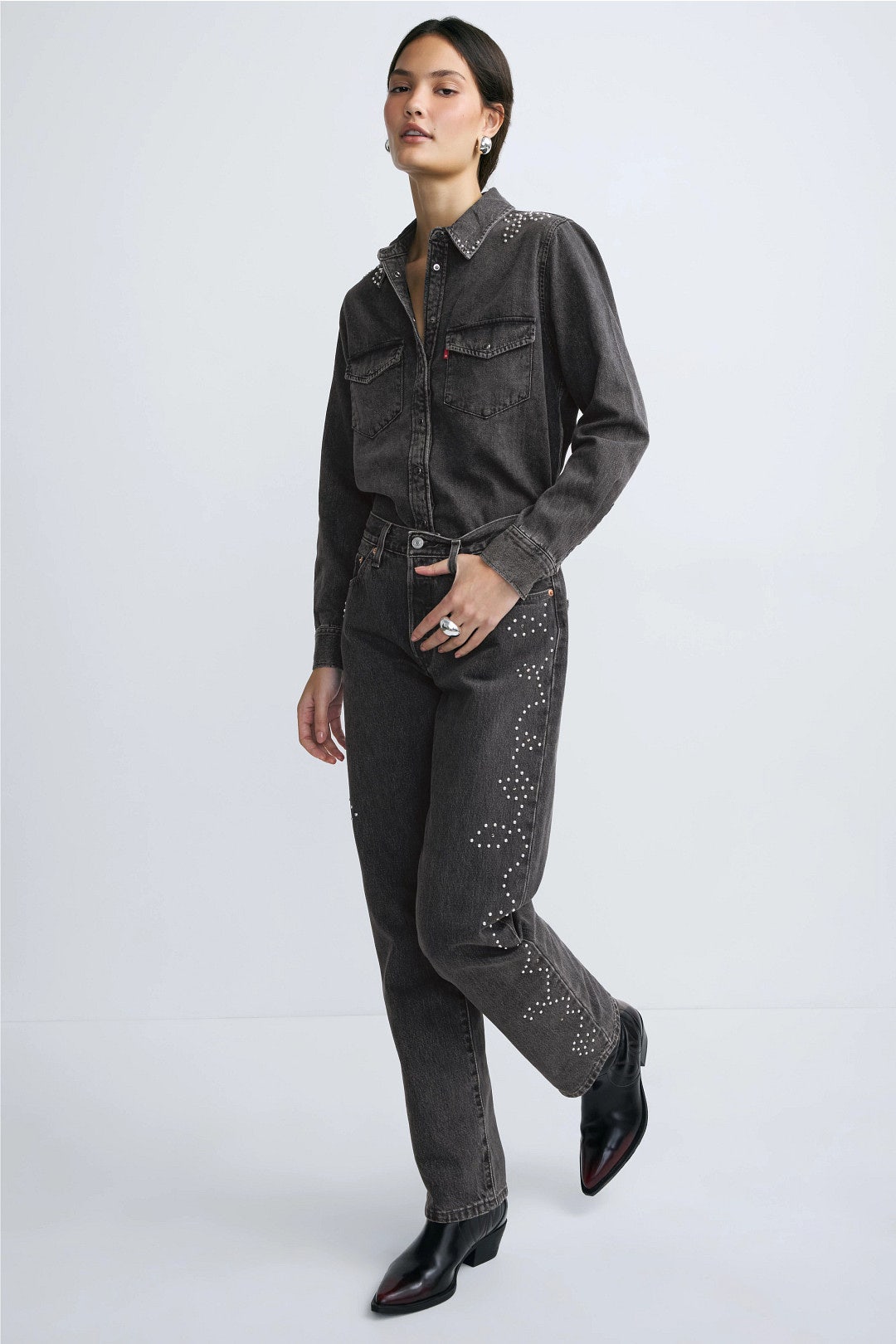 Studded Iconic Western Shirt