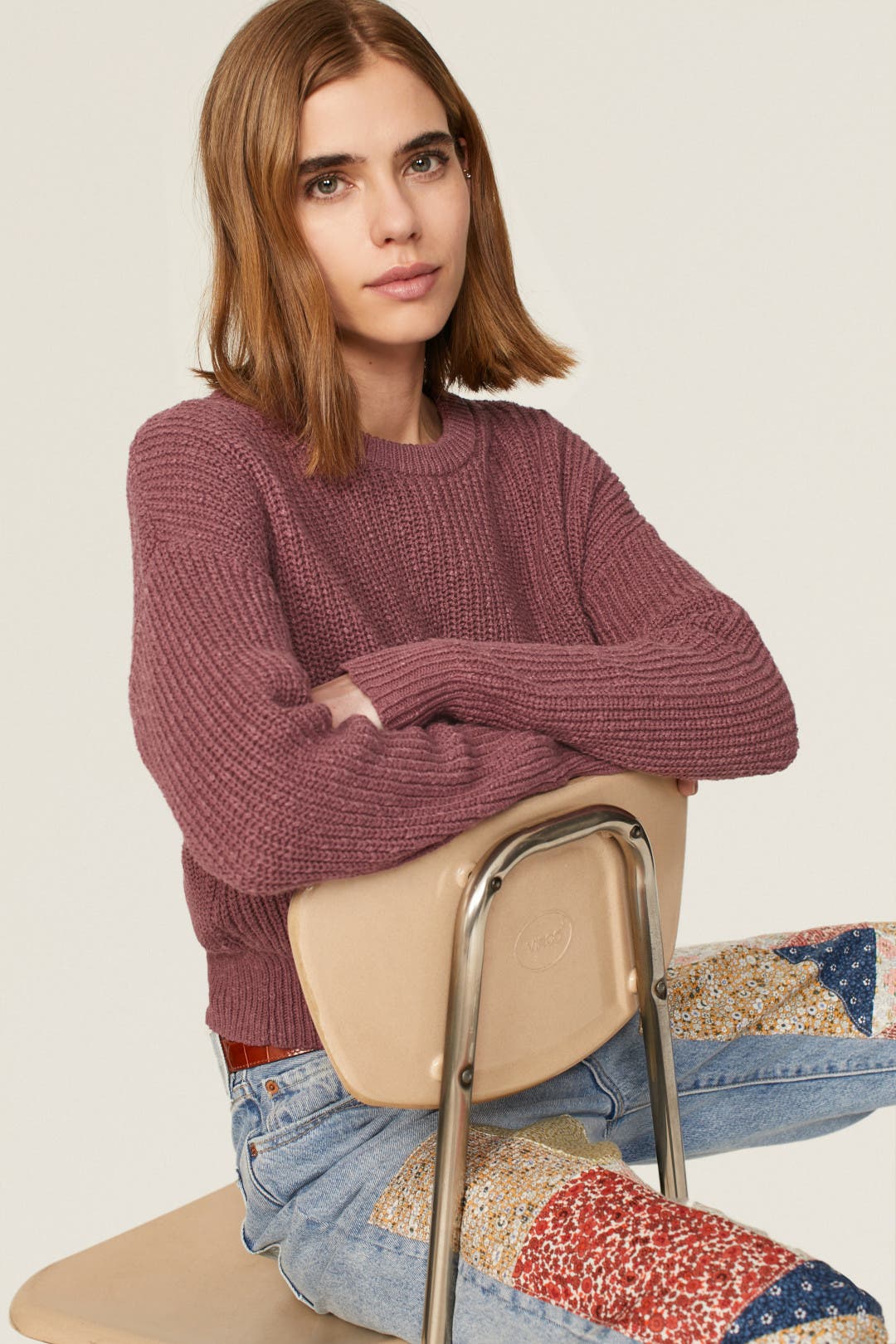Textural-Knit Pullover Sweater by Madewell | Rent the Runway