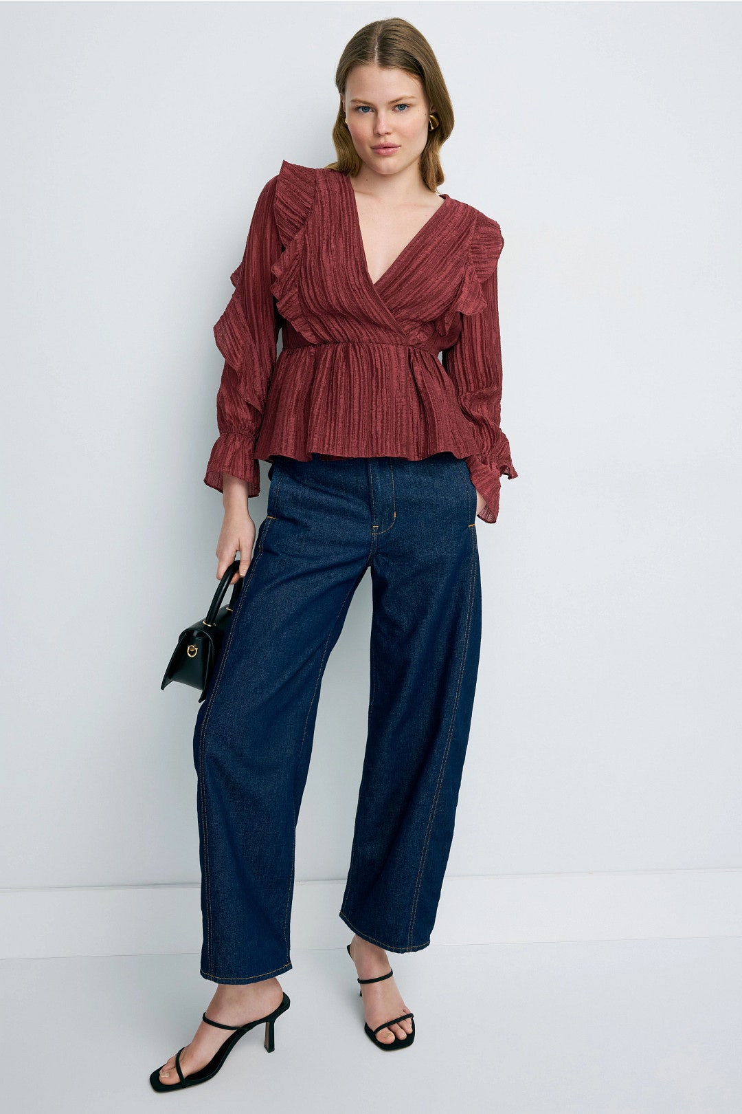 Olivia Ruffle Blouse by Rebecca Taylor 3