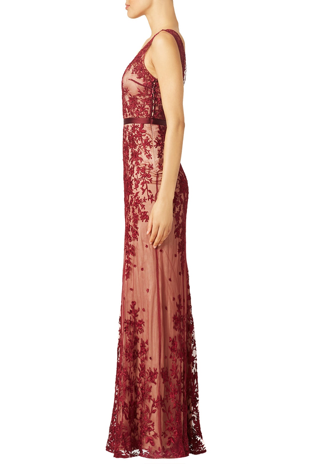 Red Amira Gown by CATHERINE DEANE 3