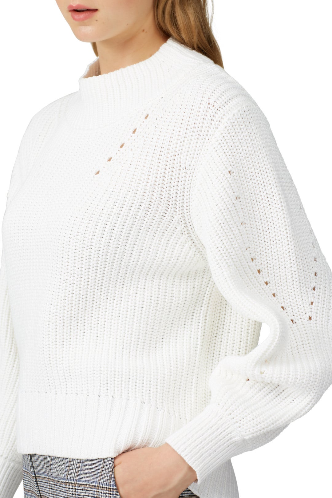Pointelle Crew Neck Sweater by J.Crew 3