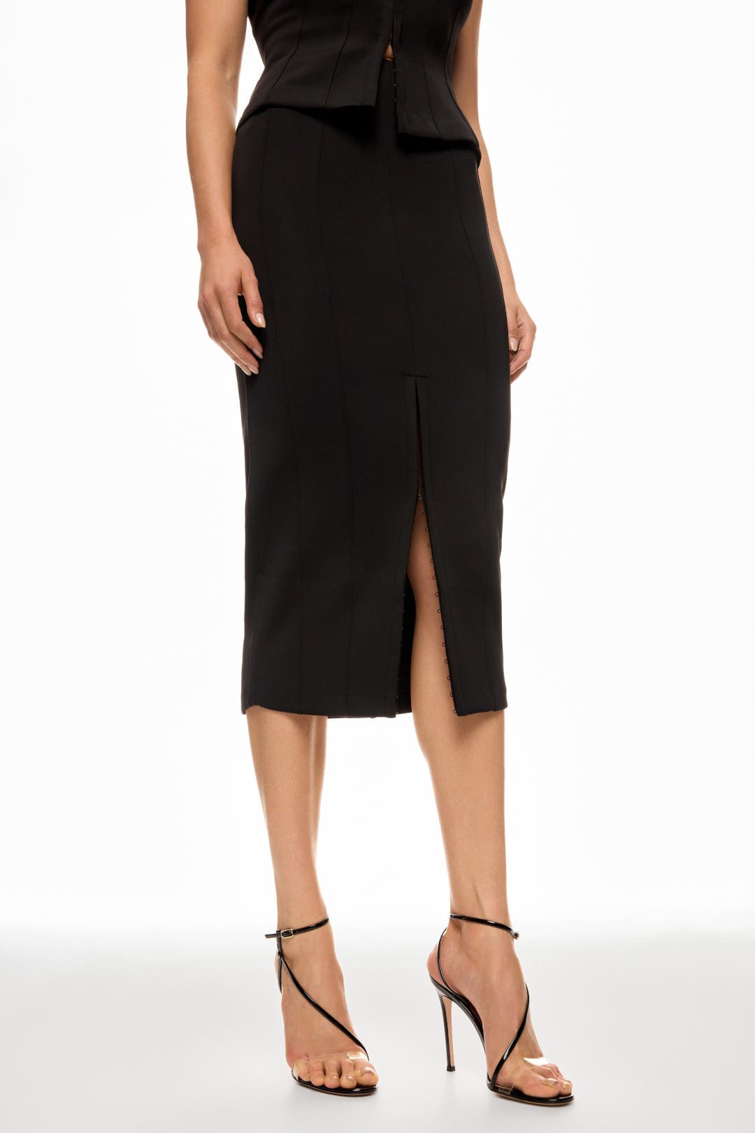 Scuba Pencil Skirt by GOOD AMERICAN | Rent the Runway