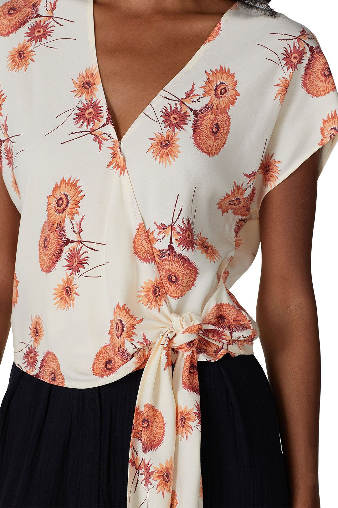 Twiggy Print Wrap Top by Madewell 3
