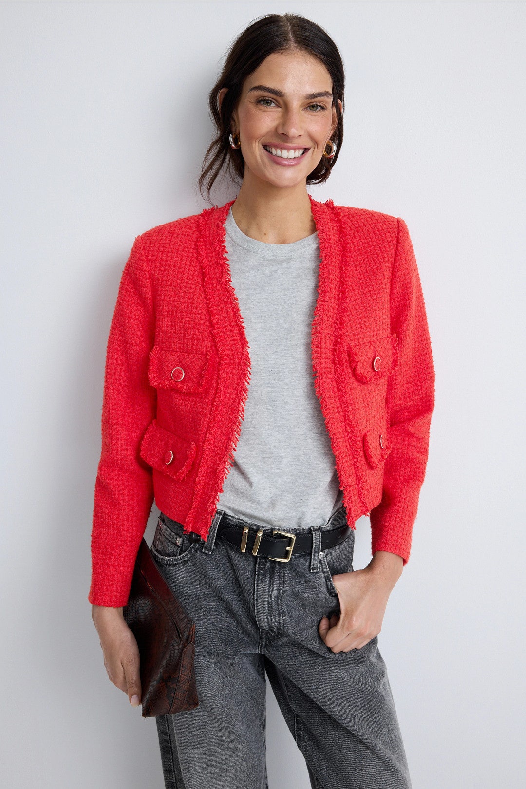 Serena Boucle Jacket by Milly 3