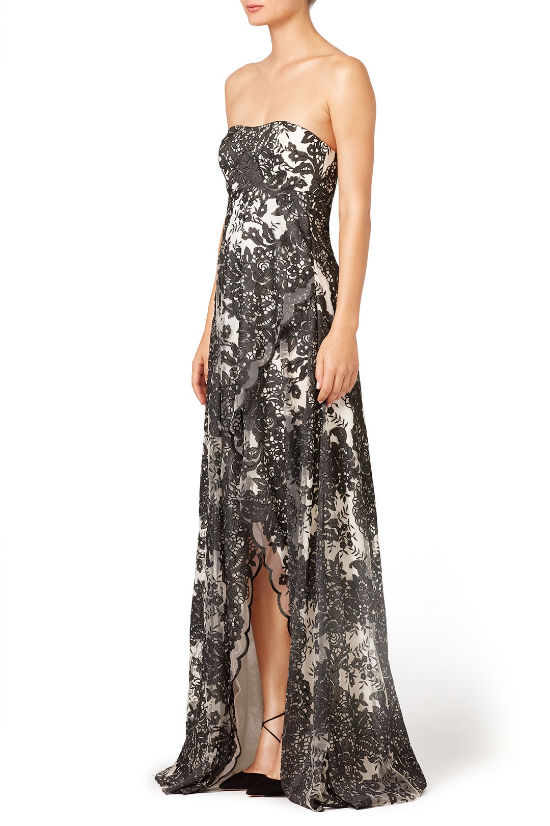 Smoked Ivy Dress by Marchesa Notte 1