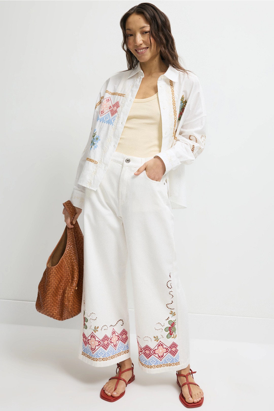 Adunco Embroidered Trousers by Weekend Max Mara 3
