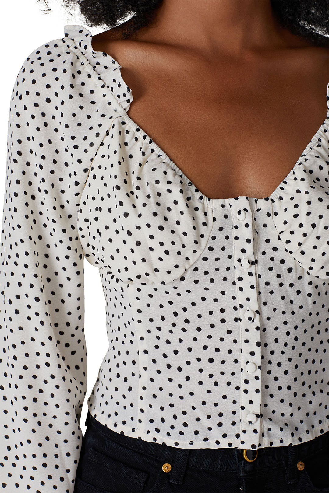 Polka Dot Sweetheart Blouse by Louna 3