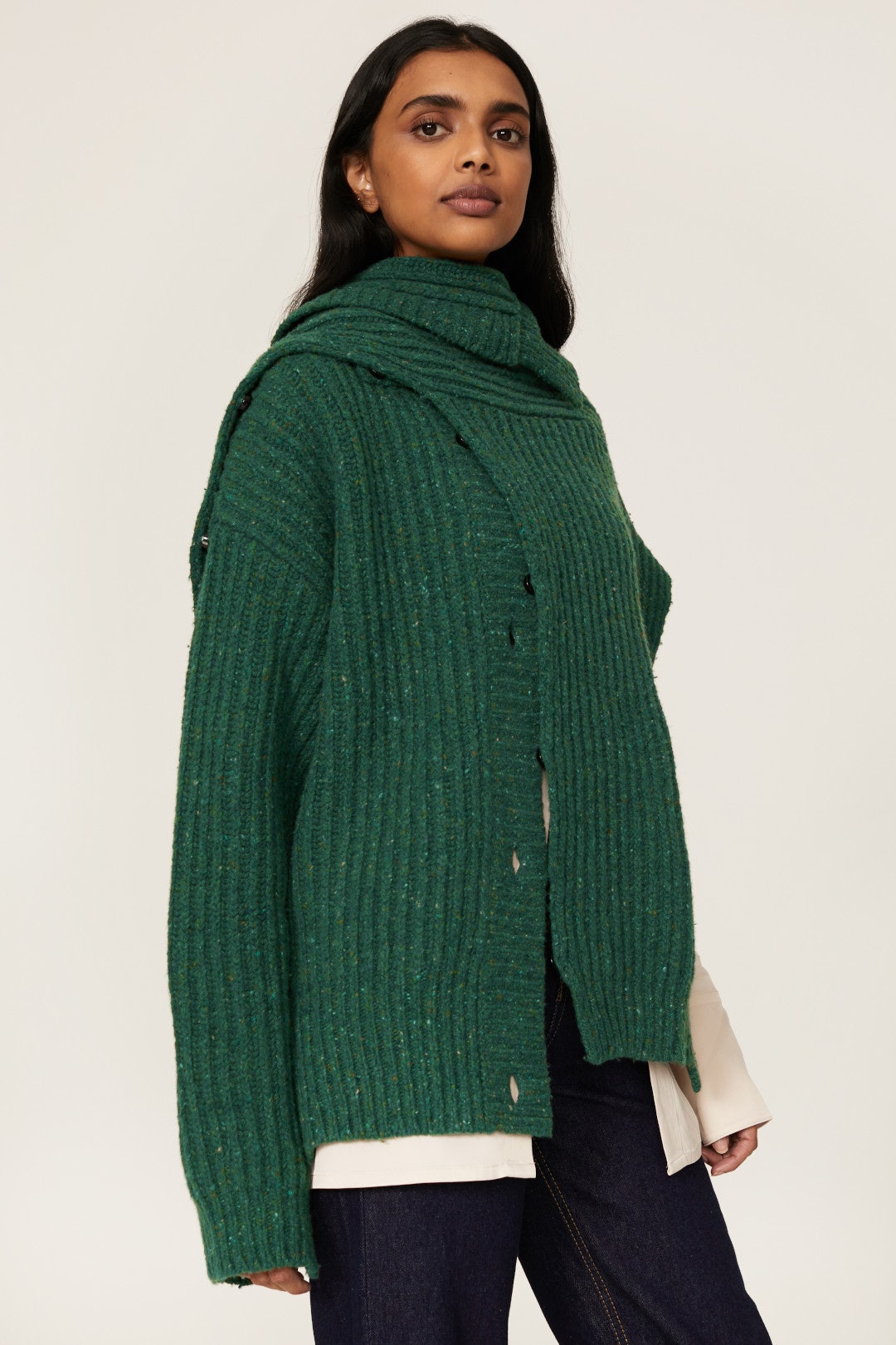 Chunky Wrap Cardigan by Marni 3