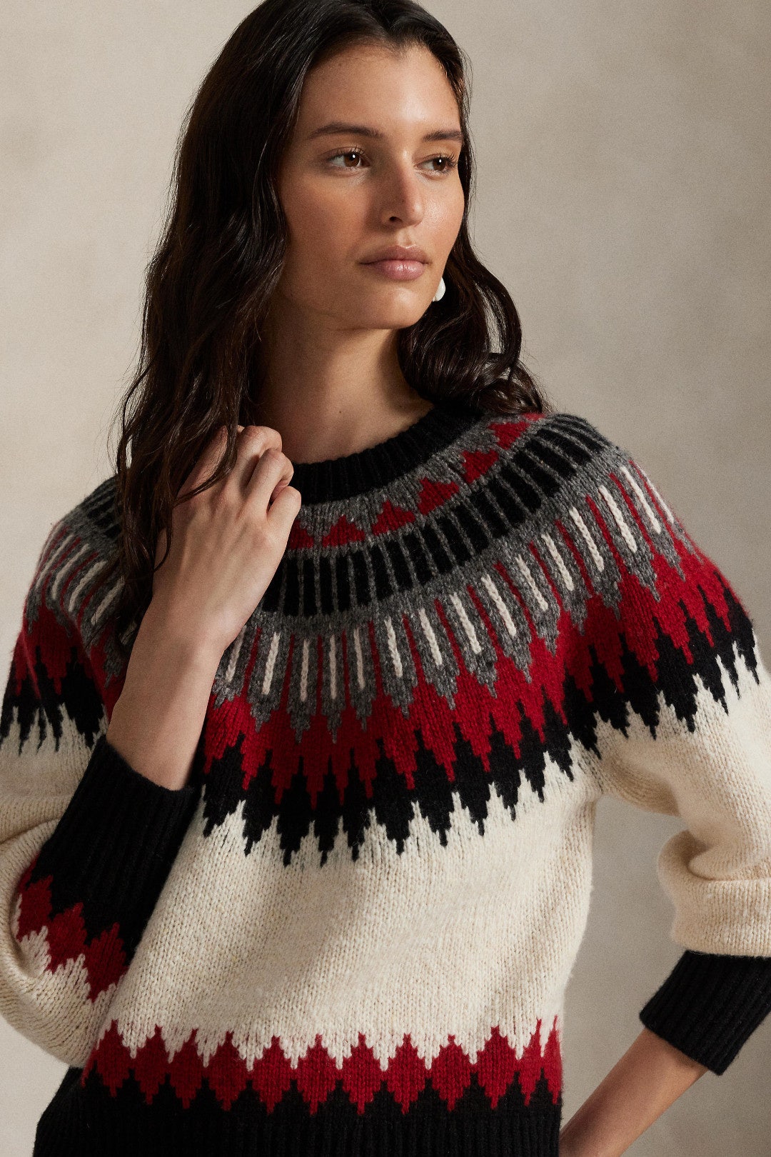 Long Sleeve Crew Neck Pullover Sweater by Polo Ralph Lauren 3