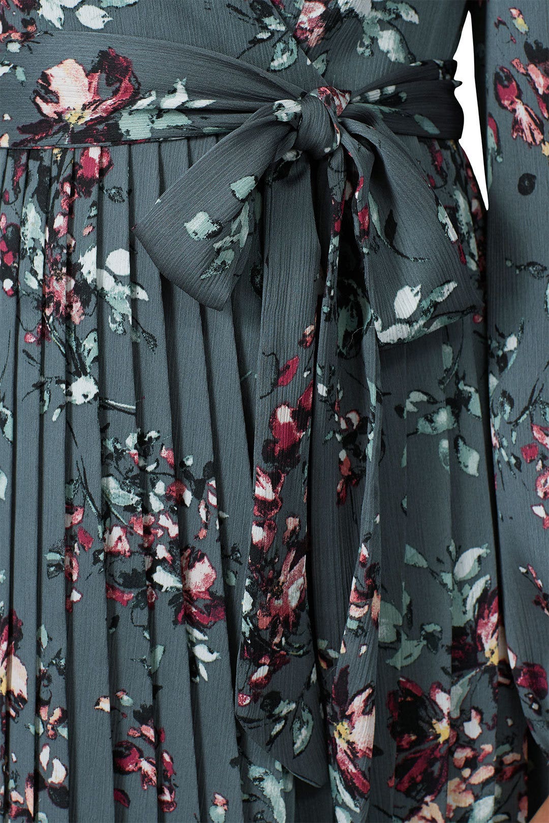 Floral Printed Crinkle Dress by Adrianna Papell 3