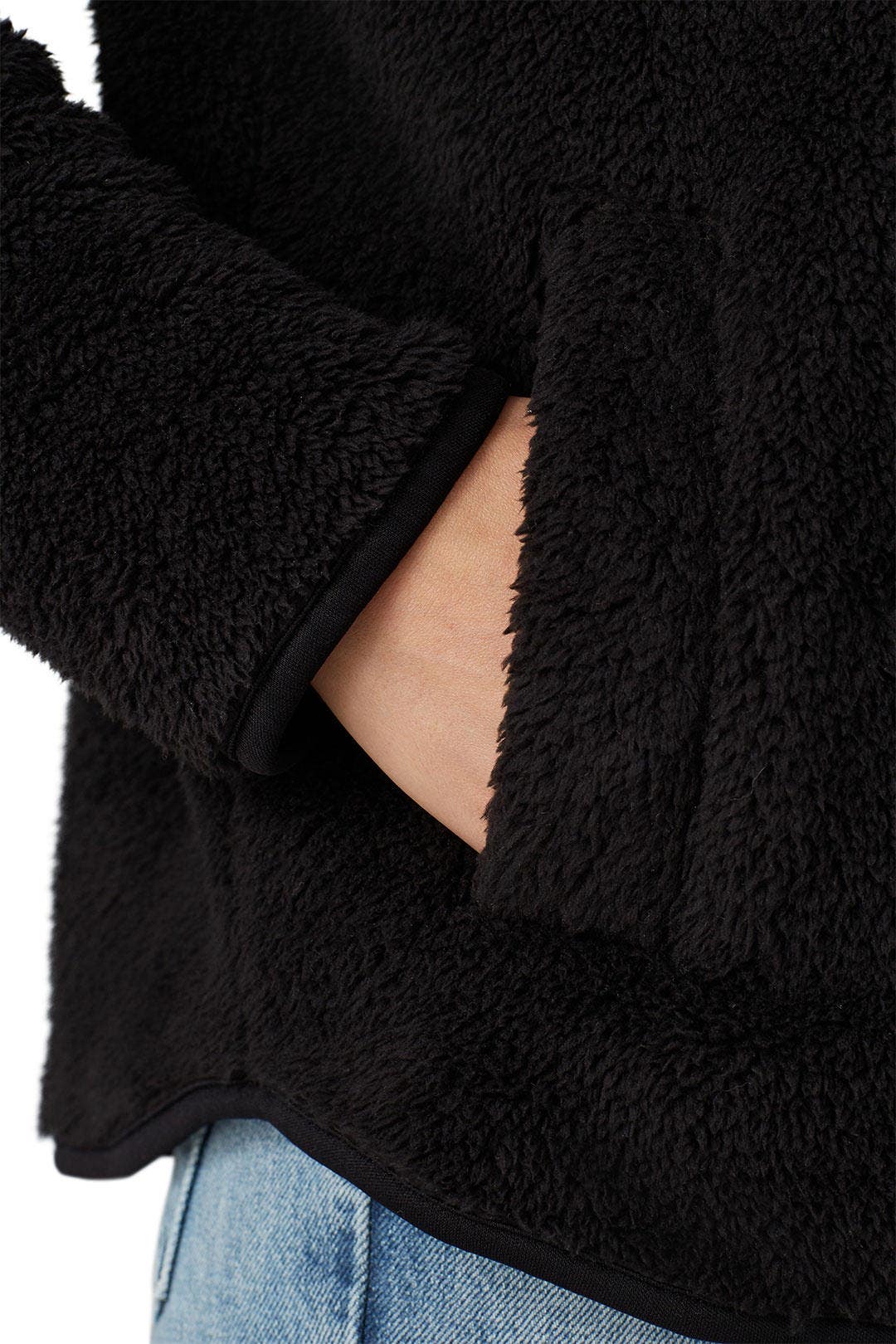 Alonso Faux Sherpa Jacket by B Collection by Bobeau 3