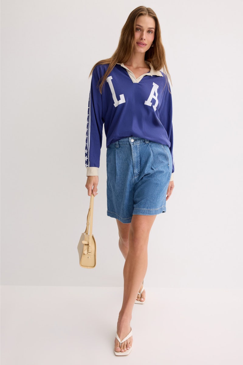 Los Angeles Stars Raglan Top by DAYDREAMER - Photo 3