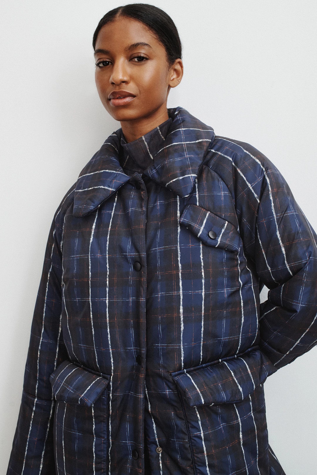 Deana Plaid Parka Coat by Baum und Pferdgarten 3