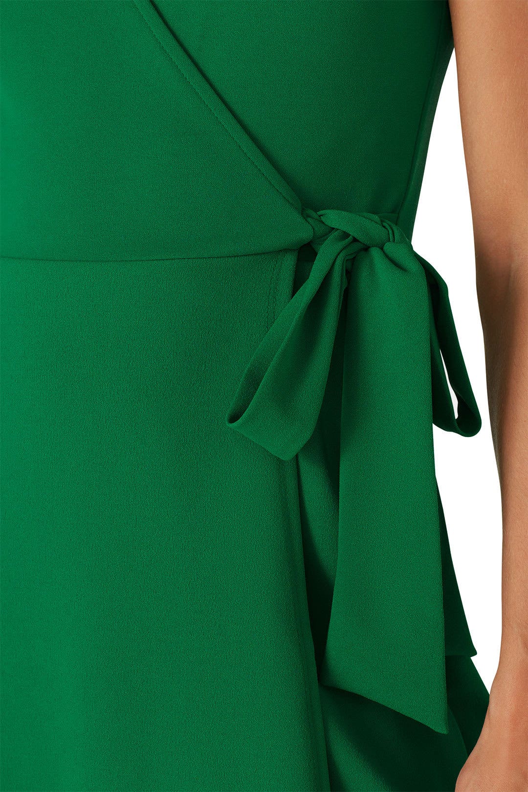 Emerald Surplice Dress by Louna 3